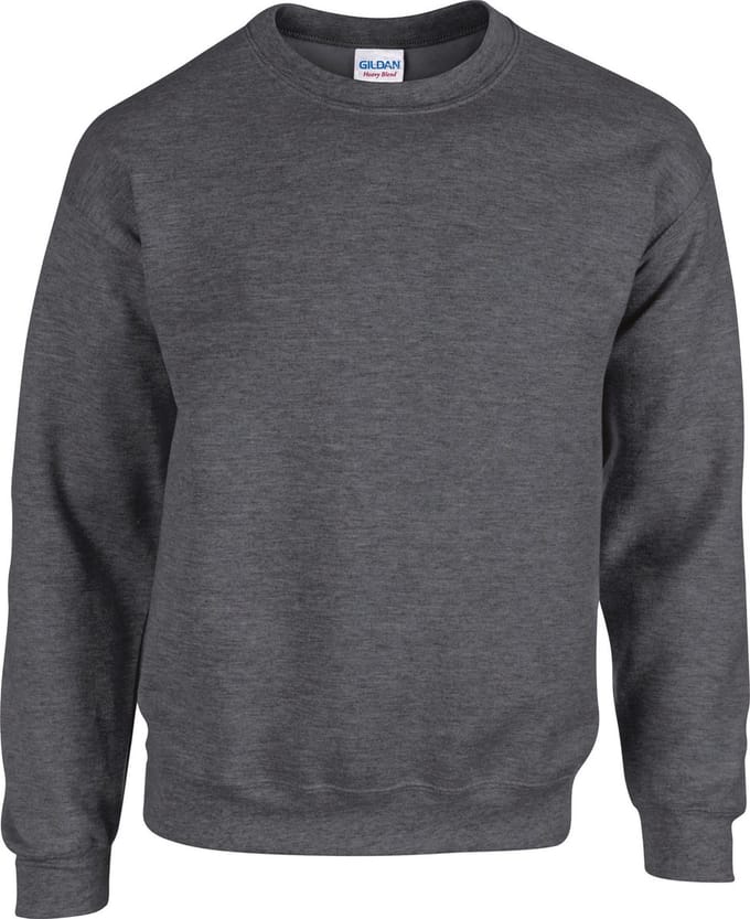 Gildan - Heavy Blend Unisex Sweater - Dark Heather maat M