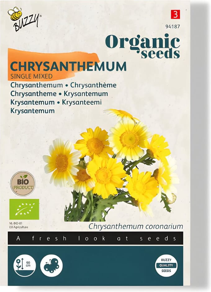 Zaden chrysanthemum enkel 1 gram