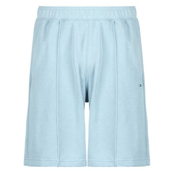 Sweatshorts met elastische band en labelstitching