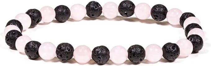 Armband Lava - Rozenkwarts