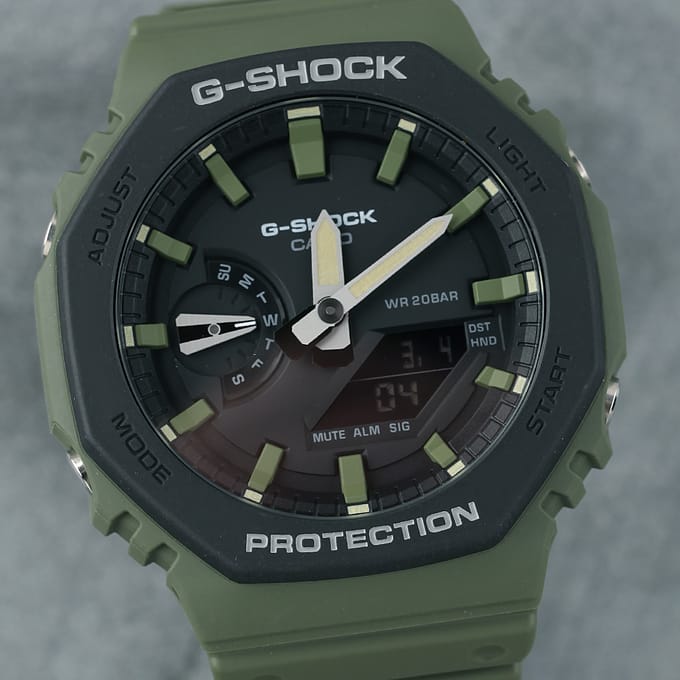 G-Shock Classic Style GA-2110SU-3AER Carbon Core - Classic Horloge