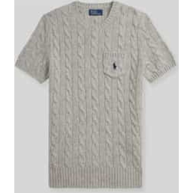 Regular fit pullover van wolmix met gestikt logo