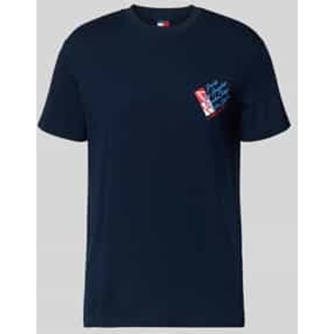 Regular fit T-shirt van puur katoen