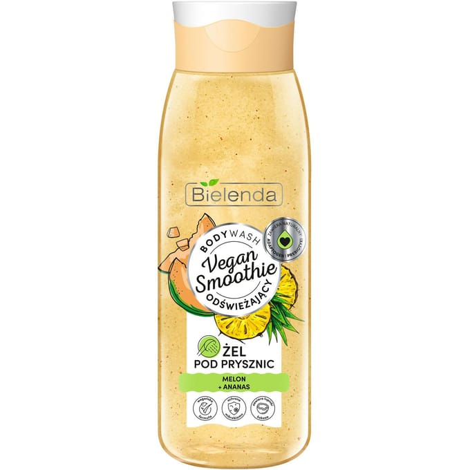 Bielenda Vegan Smoothie Melon &amp; Pineapple Shower Gel 400 ml