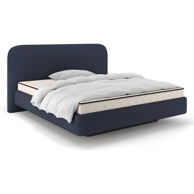 Bedframe Rosello 140 x 200 cm chenille met opbergruimte | NADUVI Collection