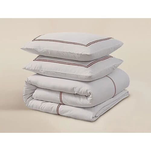 Primaviera Deluxe Brata Dekbedovertrek - Eenpersoons - 140X200/260 + 1 x kussensloop 60x70 - Taupe