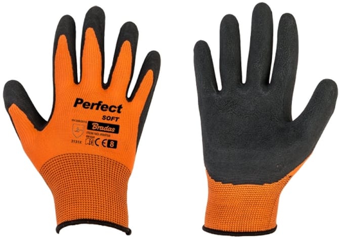 Bradas RWPS9 Perfect Soft - Werkhandschoenen - Latex Gecoat - Maat 9