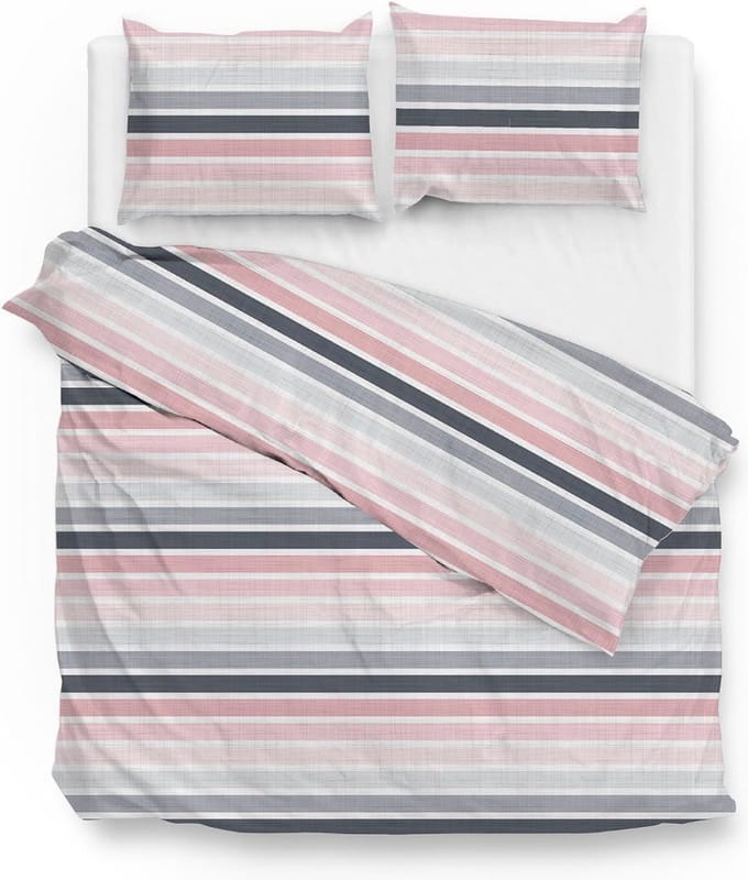Zohome dekbedovertrek Vera - 240 x 200/220 cm - roze