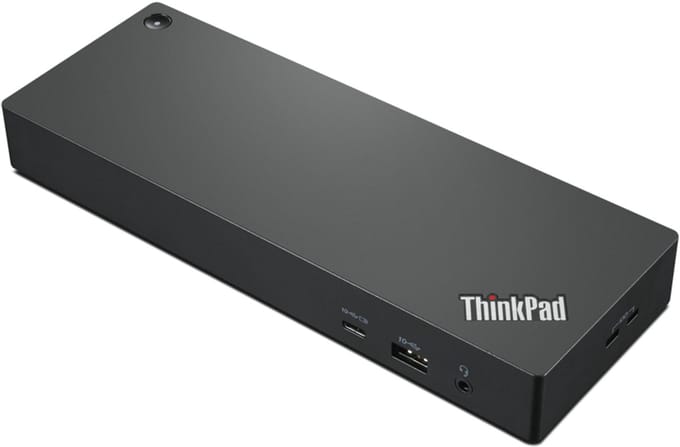 Lenovo 40B00300DK laptop dock & poortreplicator Bedraad Thunderbolt 4 Zwart, Rood