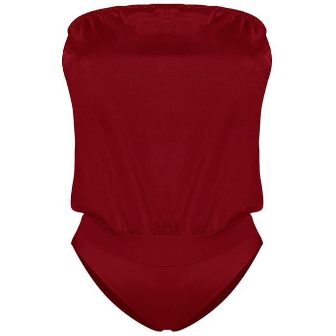 Dames HOT Zwempak Strand Monokini Badpak Badkleding Bikini 3XL rood