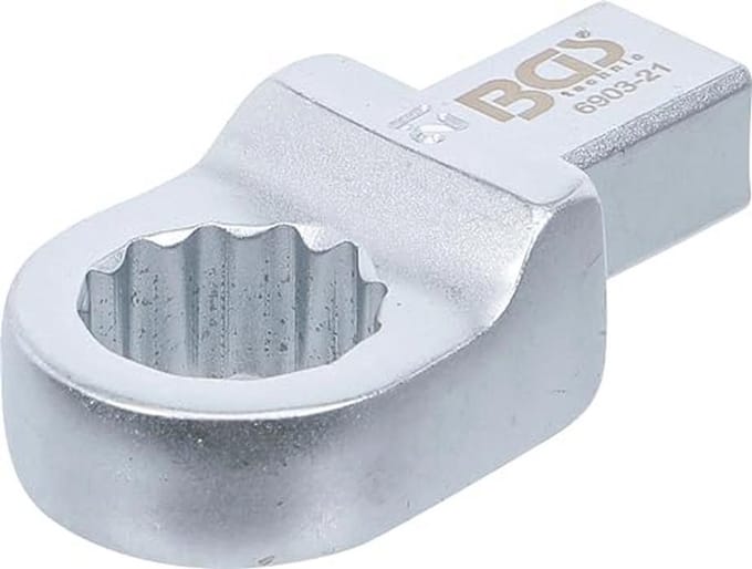 Insteek-ringsleutel 21 mm met penvergrendeling
