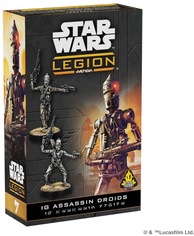 Star Wars Legion IG-Series Assassin Droids – Unpainted Requires Assembly