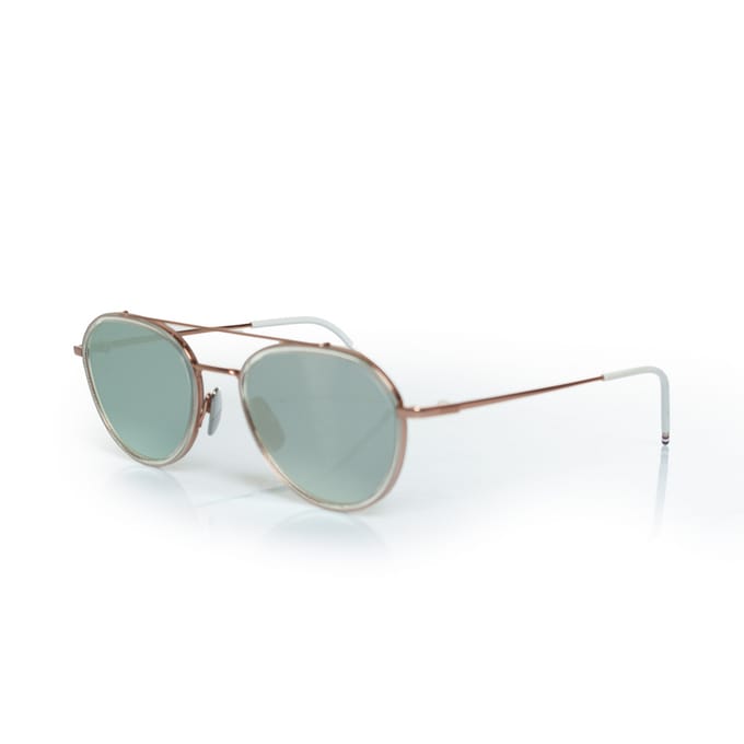 Thom Browne TB801 zonnebril met spiegelglazen
