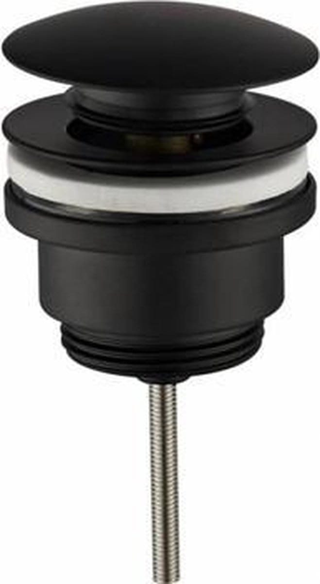 Luxe Clickwaste 5/4" Universeel Mat Zwart