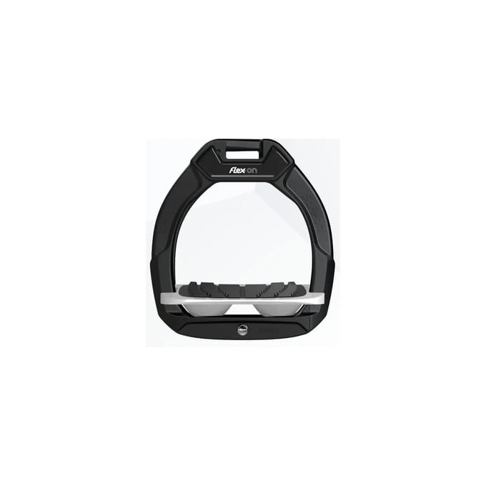 Veiligheidsstijgbeugels Paardrijden Hellend Grip Zwart/Grijs/Grijs Flex-On Safe-On