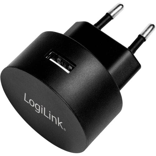 LogiLink LogiLink USB wall charger - Netzteil - 10.5 Watt - 2.1 A (USB) USB-oplader 10.5 W 1x USB-A Zwart Binnen