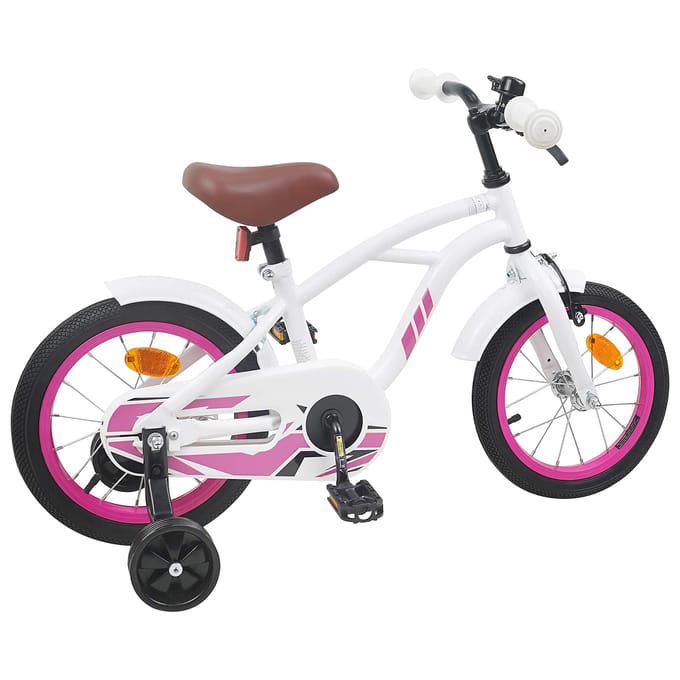 vidaXL - Kinderfiets - 16 - Inch - voor - 4-6 - jaar - oud - Wit