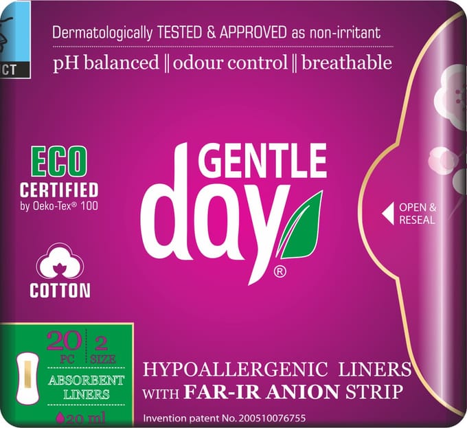 8 pakjes Gentle Day Absorberende Inlegkruisjes