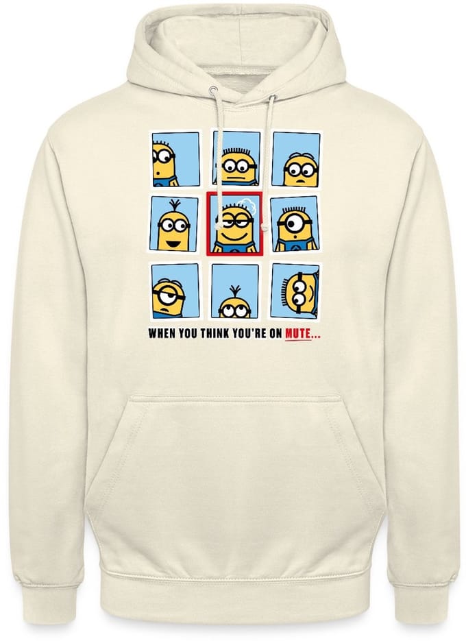 Minions Thuis Kantoor Problemen Hoodie Unisex