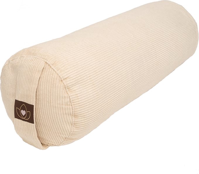 Yoga bolster eco rib sand rond - Lotus
