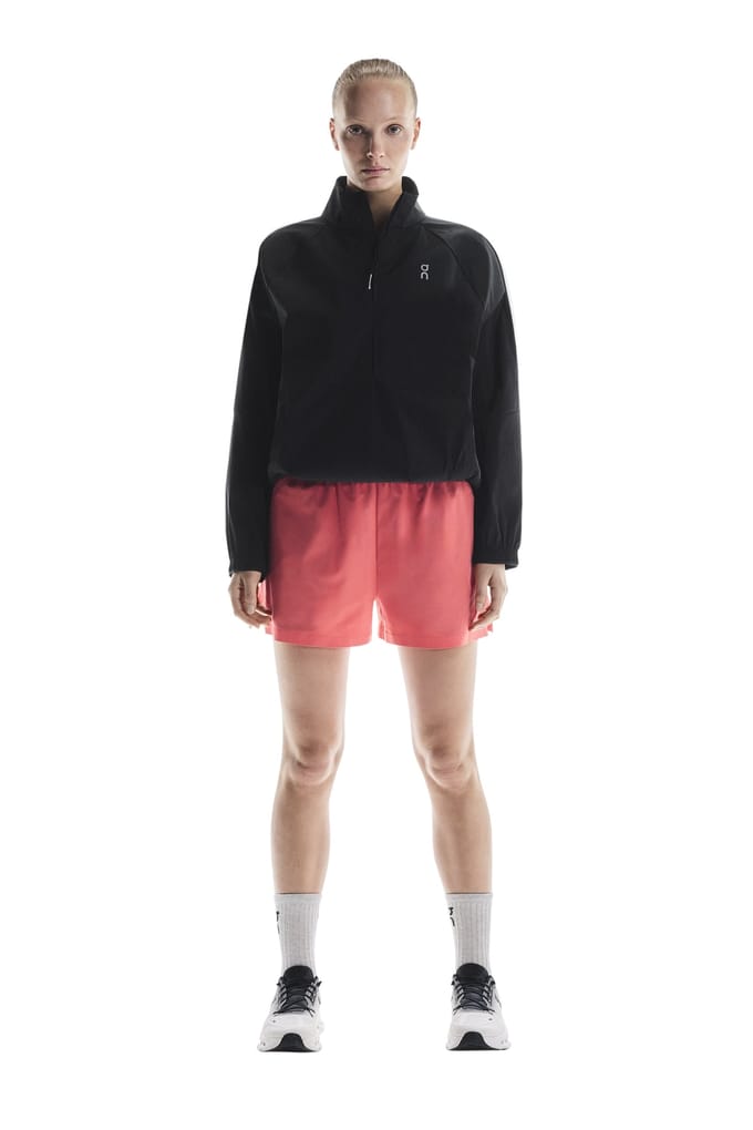 On Focus Shorts 1 W Coral Coral Maat: M | Korte Broeken Outlet | Dames | Blauw