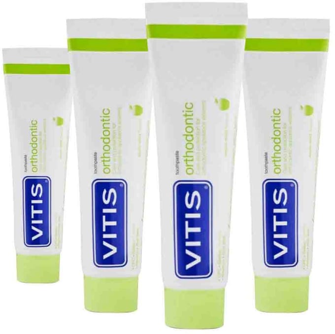 Vitis - Tandpasta Orthodontic - 4 x 75 ml - Voordeelverpakking