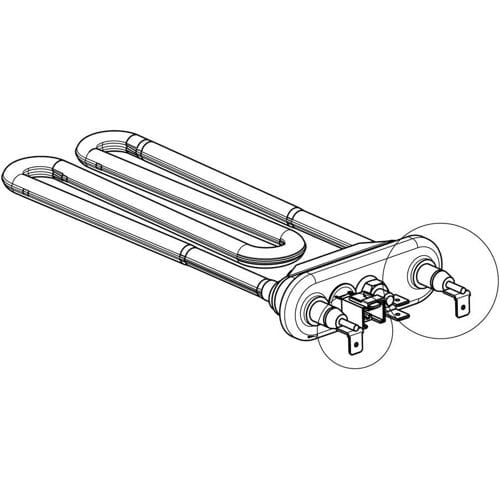 AEG verwarmingselement, met, voeler, 230V,1750W 8581327372315