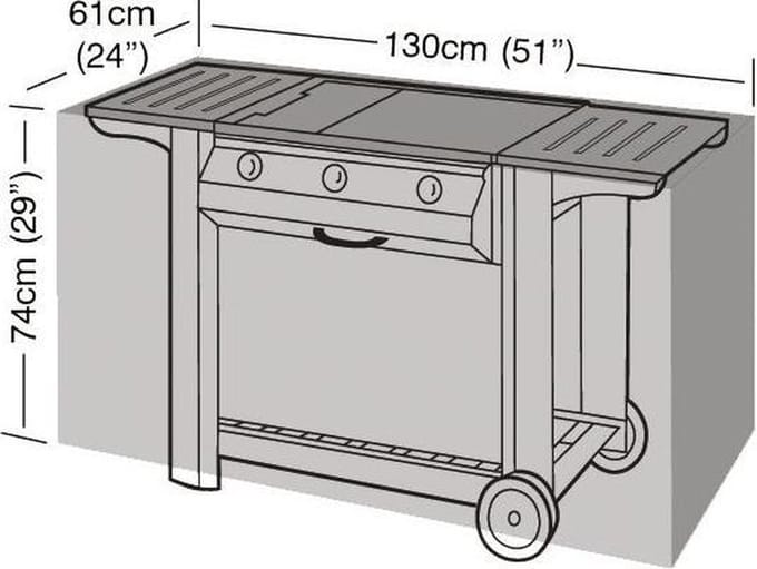 Garland Barbecuehoes (130x61x74cm) groen - Polyetheen - - groen