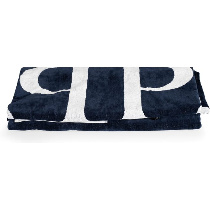 Philipp Plein handdoek Beach Towel Vrouw zwart