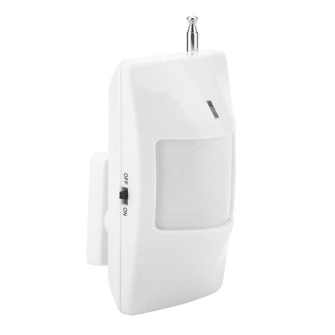 433mHZ Draadloze PIR-sensor Bewegingsmelder voor Huisbeveiliging Alarmsysteem white