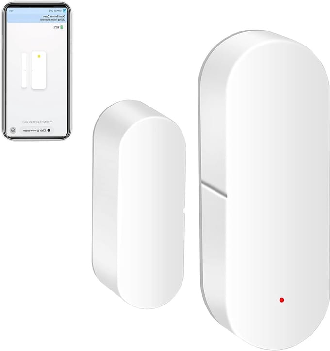 Draadloze Deursensor voor Slimme Huizen: Beveiliging, App Meldingen en Compatibiliteit met Alexa en Google Assistant