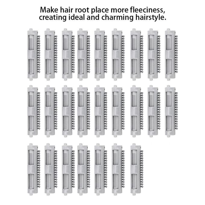 25 stuks Haar Permanent Krulspelden Rollers Clips Krultang Klem Haarstyling Tool voor Kapsalon gray