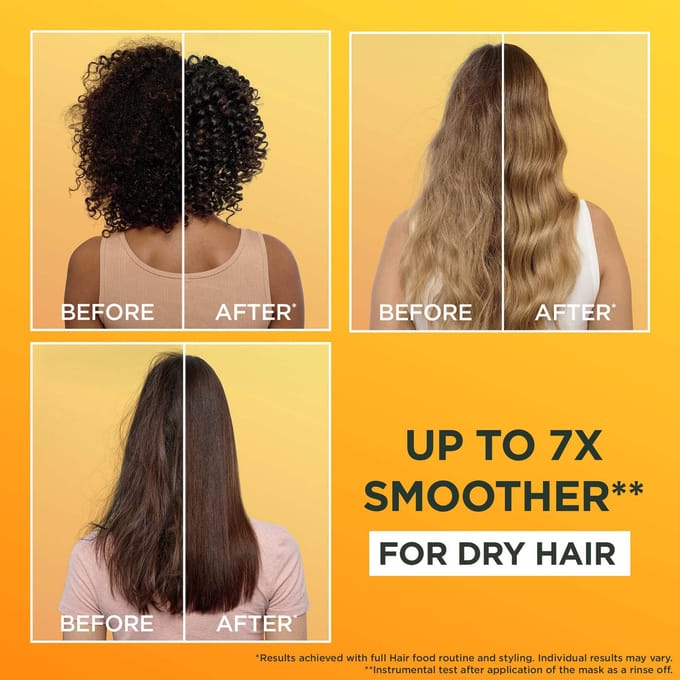 Garnier Ultimate Blends Nourishing Hair Food Banana Routine