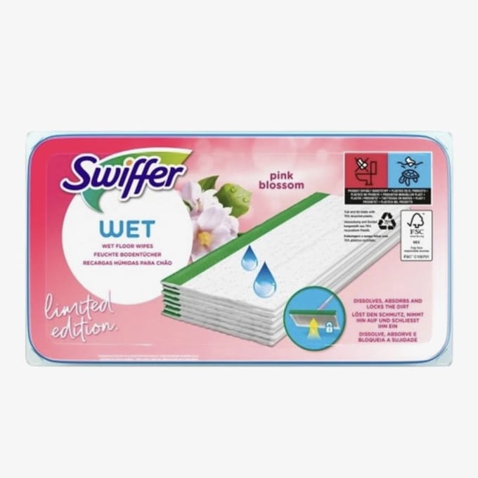 Swiffer Wet Refills Pink Blossom 24 stuks Limited Editon