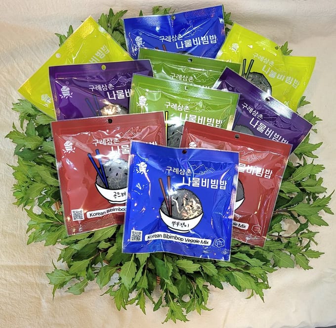 Gurye Uncle Korean Bibimbap Veggie Mix Set 1 [Korean Product]