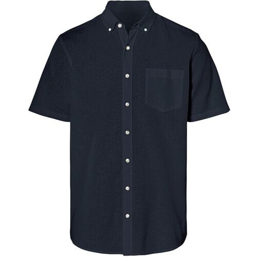 LIVERGY Heren overhemd (Marineblauw, M)