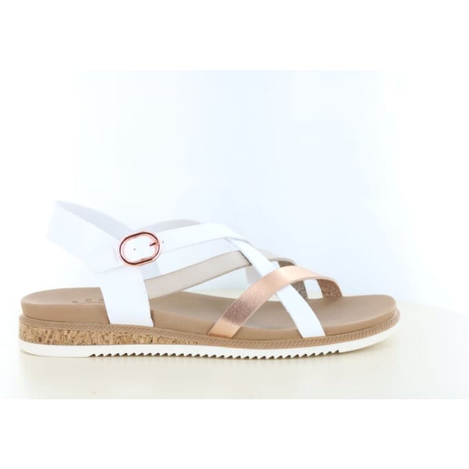 Skechers DESERT KISS LOW - PEAK RANK Dames Sandalen - Wit