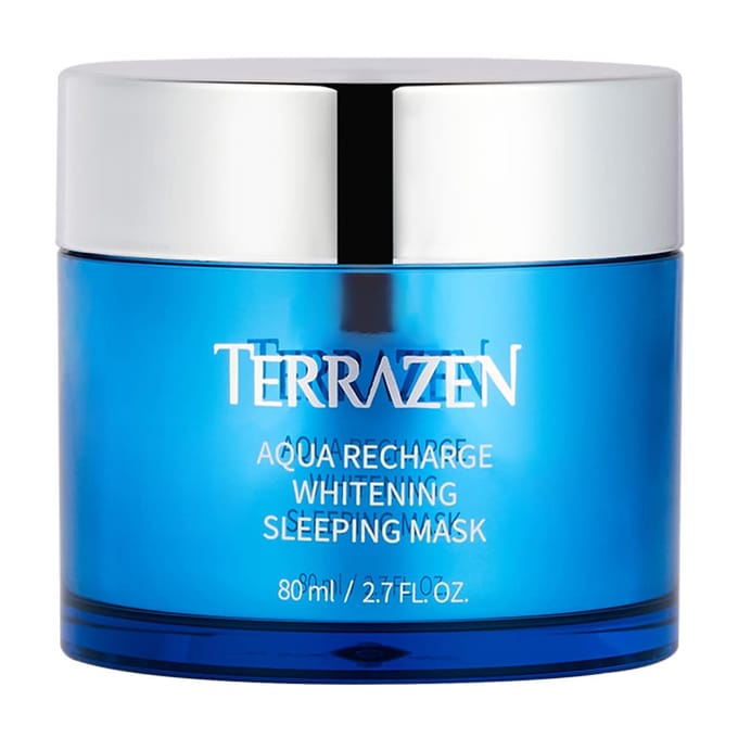 Terrazen, Aqua Recharge, Verhelderend, Nacht Slaapmasker, 80 ml