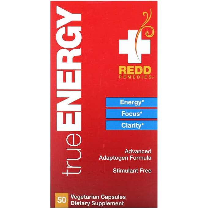 Redd Remedies, TrueEnergy, 50 Capsules Végétales