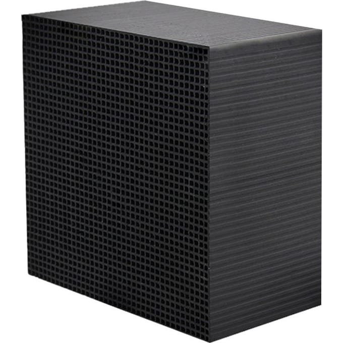 Actief Koolfilter Honingraatfilter Kubus Waterzuivering voor Tank Aquarium black