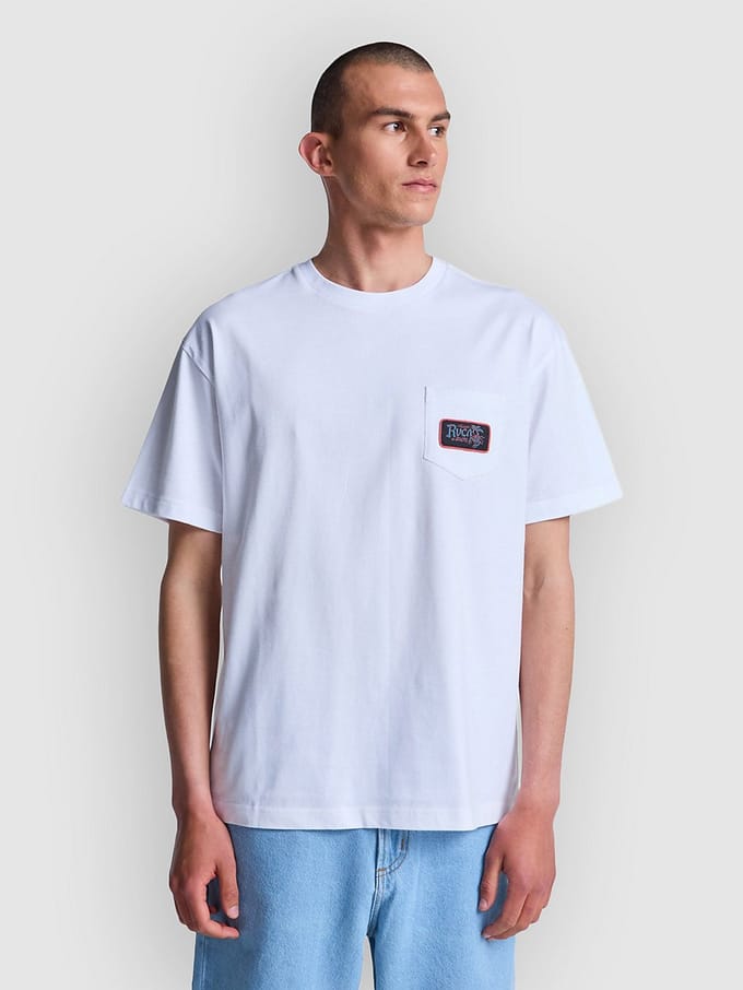 RVCA Stingbay Pocket T-Shirt wit