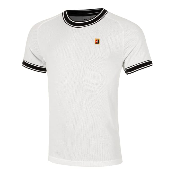 Nike Heritage T-shirt Heren-Wit,Donkerblauw