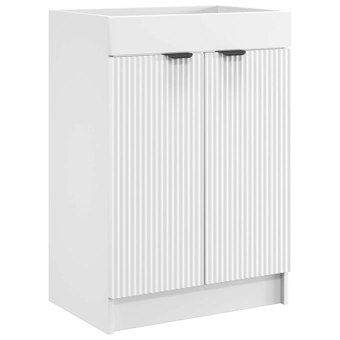 vidaXL - Badkamer - onder - Wastafel - Kast - Wit - 78,5 - x - 37,5 - x - 81 - cm
