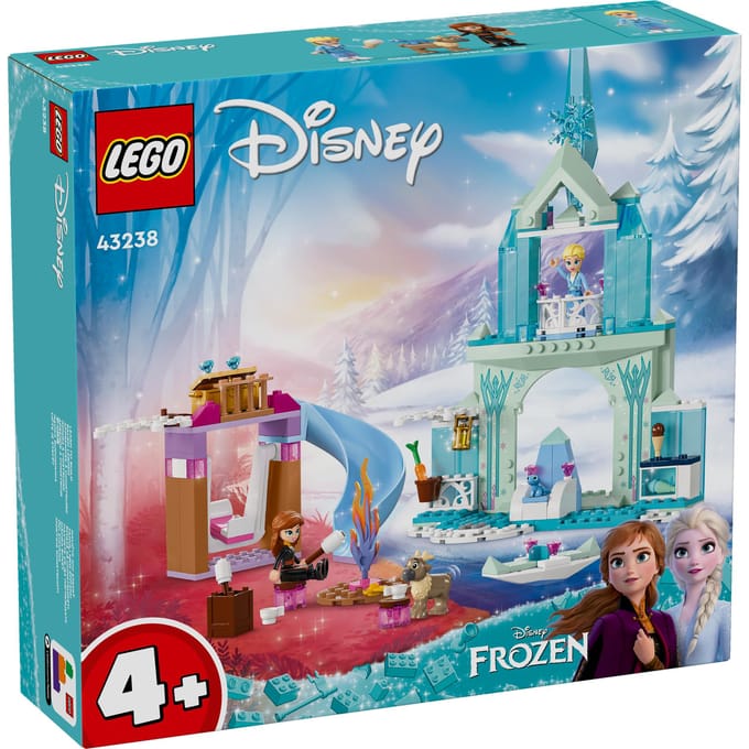 LEGO 43238 ǀ Disney Princess Elsa's Frozen kasteel Bouwbaar Speelgoed met Elsa en Anna Poppetjes