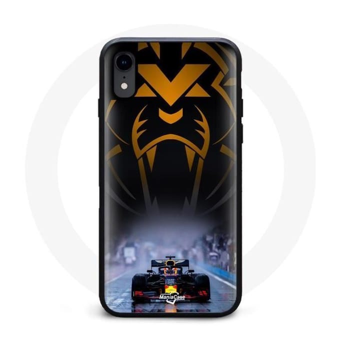Iphone X Formule 1 Hoesje Zwart Sebastian Vettel