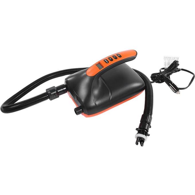 Pompe à air numérique portable haute pression 12 V pour SUP et paddle gray