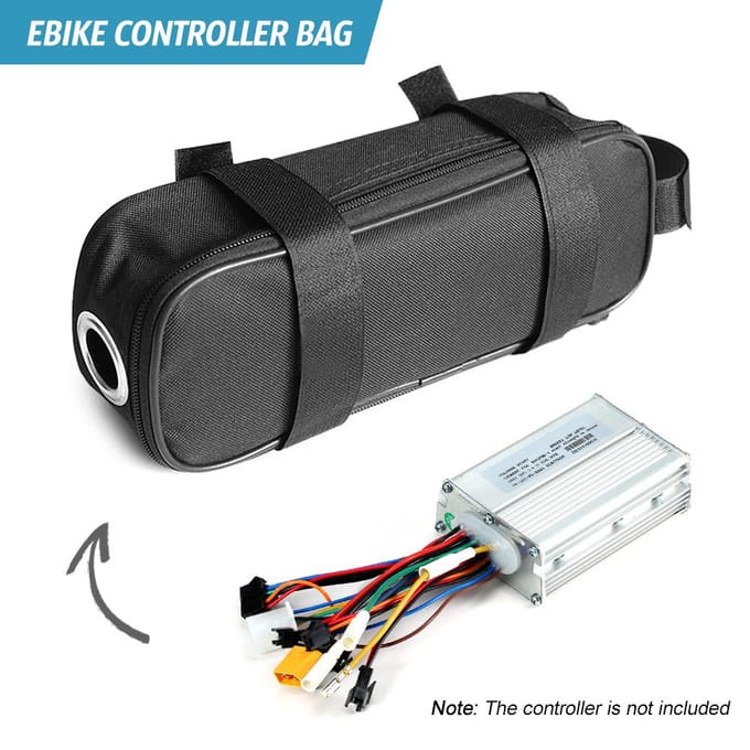 Ebike Controller Tas Elektrische Fiets Opbergtas Fiets Opbergtas zwart