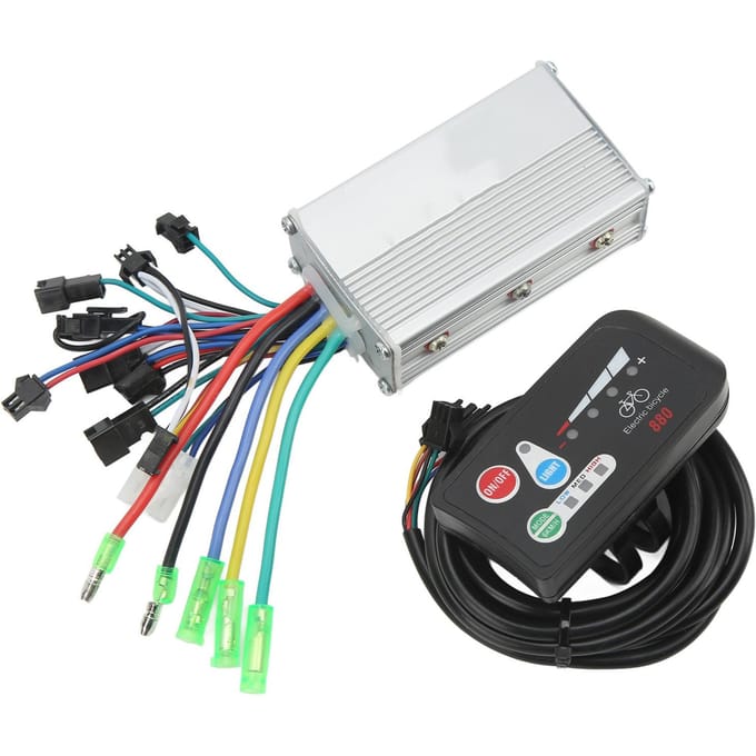 36V Motor Borstelloze Controller 250W 350W met 880 LED Display Meter Motor Controller Kit Voor Elektromobiel white