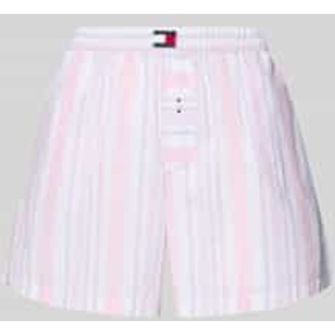 Loose fit pyjama short van puur katoen