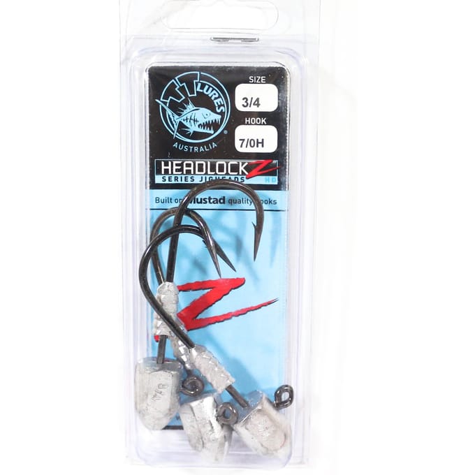 Tackle Tactics TT Headlockz HD jigkop 3/4 oz 7/0 3/verpakking (3306)